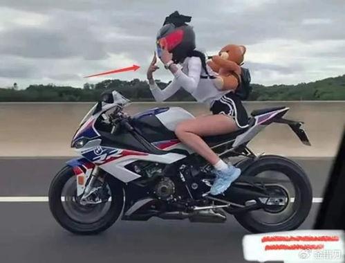 唐山网红虹姐骑摩托,摩托狂飙，演绎速度与激情